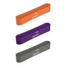 Kit Faixas Elásticos para Exercícios Hidrolight Mini Band - 3 Faixas - Foto 2