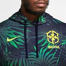 Blusão sem Capuz Nike Brasil Club Fleece - Masculino - Foto 3