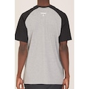 Camiseta NBA Raglan Estampada Chicago Bulls Casual Mescla - Masculina - Foto 4