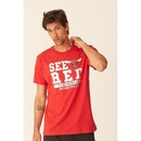 Camiseta NBA Estampada Chicago Bulls Casual - Masculina - Foto 1