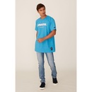 Camiseta Starter Estampada Azul Mescla - Masculino - Foto 3