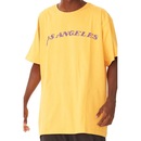 Camiseta NBA Plus Size Estampada Los Angeles Lakers - Masculina - Foto 3