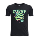 Camiseta Under Armour Curry Logo Ss - Infantil - Foto 2