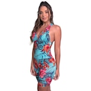 Macaquinho Mvb Modas Curto com Bojo Suplex Estampado - Feminino - Foto 2