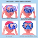 Máscara de Mergulho Gold Sports Funny Lazer - Infantil - Foto 2