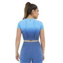 Blusa Cropped Alto Giro Gradient - Feminina - Foto 2