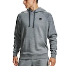 Blusão de Moletom Under Armour Rival Fleece Hoodie Capuz - Masculino - Foto 3