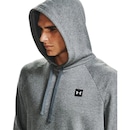 Blusão de Moletom Under Armour Rival Fleece Hoodie Capuz - Masculino - Foto 4