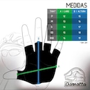 Luvas de Ciclismo Damatta Eco Dedo Curto - Adulto - Foto 2