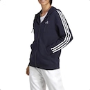 Jaqueta com Capuz adidas Regular Essentials 3-Stripes - Feminina - Foto 1