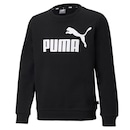 Blusão de Moletom Puma Essentials Crew Big Logo - Unissex - Foto 1