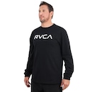 Camiseta Rvca Manga Longa Big Black - Masculina - Foto 1