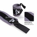 Kit Cinturão de Musculação e Munhequeira Elástica Curta Muvin - Foto 5