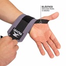 Kit Cinturão de Musculação e Munhequeira Elástica Curta Muvin - Foto 8