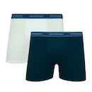 Kit Cuecas Boxer Lupo com Elastano - 2 Peças - Masculina - Foto 1
