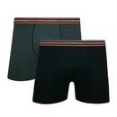 Kit Cuecas Boxer Lupo com Elastano - 2 Peças - Masculina - Foto 1
