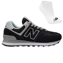 Kit Tênis New Balance 574 V2 + Meias - Masculino - Foto 1