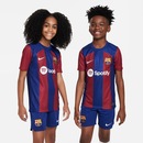 Camisa Barcelona I 2023/24 Torcedor Pro Nike - Infantil - Foto 1