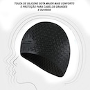 Touca de Natação Gold Sports Gota Ultra Soft com Cobertura das Orelhas - - Foto 3