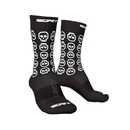 Meia de Ciclismo Cano Médio Ert Skull 15Cm - 38 a 42 - Unissex - Foto 1