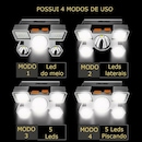 Lanterna de Cabeça Gold Sports Holofote Recarregável 4 Model - Foto 4