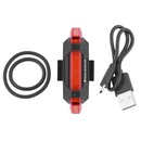 Lanterna de Bike Gold Sports Traseira Led Clear Vision 4 Modos de Funções Cabo Usb Recarregável - Foto 1
