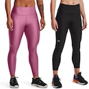 Kit Calças Leggings Under Armour 7/8 Hg Armour Hi Ankle - 2 Unidades - Feminina - Foto 1