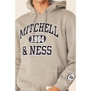 Blusão De Moletom Mitchell & Ness Fechado Com Capuz Branded - Masculino - Foto 5