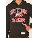 Blusão De Moletom Com Capuz Mitchell & Ness Fechado Com Capuz Branded - Masculino - Foto 5