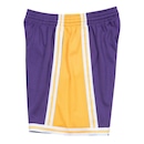 Shorts Mitchell & Ness NBA Swingman Los Angeles Lakers Road 1984-85 - Masculino - Foto 3