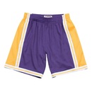 Shorts Mitchell & Ness NBA Swingman Los Angeles Lakers Road 1984-85 - Masculino - Foto 1