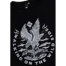 Regata HD Juvenil Estampada Eagle Preta - HD - Foto 2