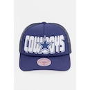 Boné Mitchell & Ness Nfl Aba Curva Cowboys - Strapback - Adulto - Foto 1
