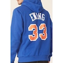 Blusão De Moletom Mitchell & Ness Fechado Com Capuz New York Knicks Patrick Ewing - Masculino - Foto 3