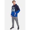 Blusão De Moletom Mitchell & Ness NBA Canguru Name And Number Shaquille O''''''''''''''''Neal Royal - Masculino - Foto 2