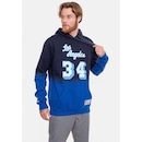 Blusão De Moletom Mitchell & Ness NBA Canguru Name And Number Shaquille O''''''''''''''''Neal Royal - Masculino - Foto 4