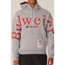 Blusão de Moletom Starter Collab Budweiser Gray - Masculino - Foto 4