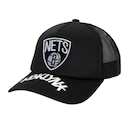 Boné Mitchell & Ness NBA Puff The Magic Brooklyn Nets - Trucker - Snapback - Adulto - Foto 3