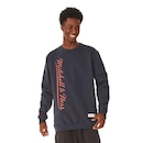 Blusão De Moletom Mitchell & Ness Fechado Gola Careca Branded - Masculino - Foto 2