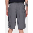 Bermuda Nba Sintética Silver Logo Brooklyn Nets - Masculina - Foto 2