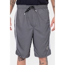 Bermuda Nba Sintética Silver Logo Brooklyn Nets - Masculina - Foto 1