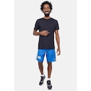 Bermuda Boardshort NBA Logo Team Royal - Masculina - Foto 4