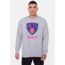 Blusão De Moletom NBA Neon Colors Brooklyn Nets Cinza Mescla - Masculina - Foto 1