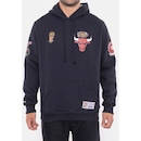 Blusão De Moletom Com Capuz Mitchell & Ness Canguru Fechado City Patches - Masculino - Foto 2