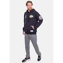 Blusão de Moletom com Capuz Mitchell & Ness Nba Canguru City Patches - Masculino - Foto 5