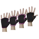 Kit de Luvas de Musculação Hidrolight Neoprene - 4 Pares - Adulto - Foto 1