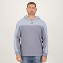Blusão de Moletom com Capuz adidas Mescla - Masculino - Foto 3