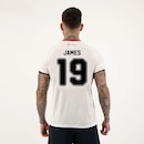 Camiseta do São Paulo Futfanatics Stencil 19 James - Masculina - Foto 1