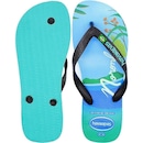 Chinelo Havaianas Top Postcard Tropical - Masculino - Foto 3