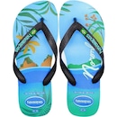 Chinelo Havaianas Top Postcard Tropical - Masculino - Foto 1
